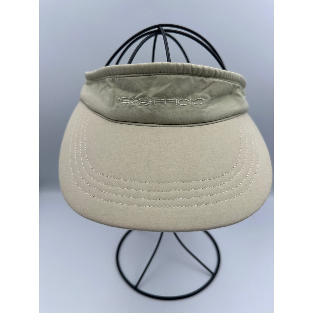 NWT ExOfficio Buzz Off Dryflylite Visor Unisex OS Bone Insect Shield Sun Guard